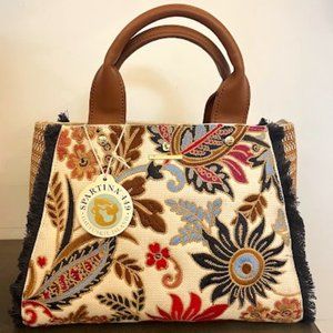 Spartina Barbee Floral Layla Fringe Satchel
